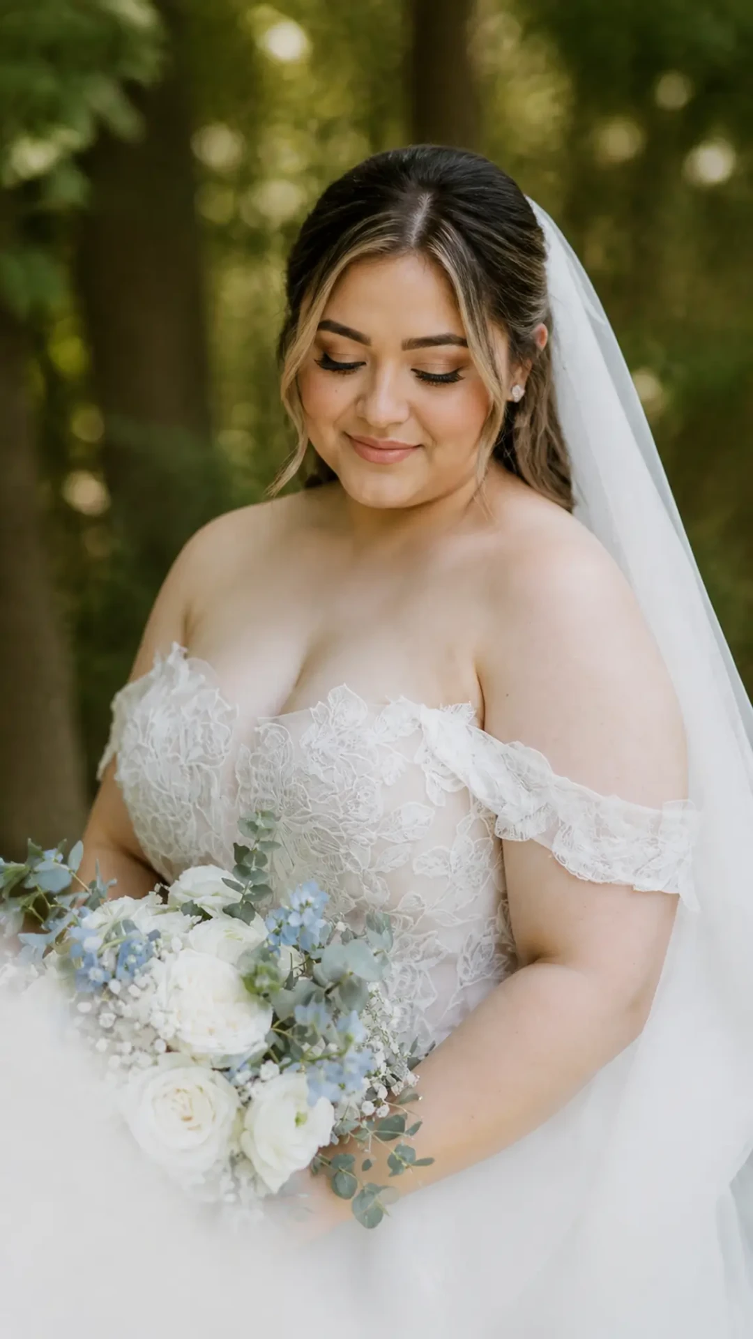 Aline en su boda