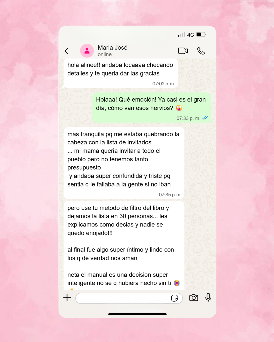 Testimonio WhatsApp 3